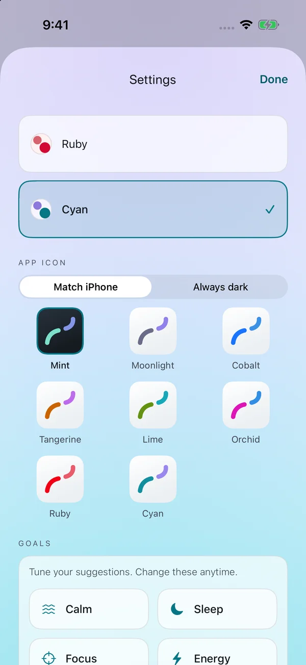 Dawdle themes and customization